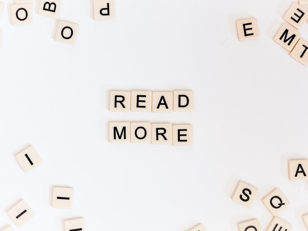 read more spelled out in block scrabble type letters