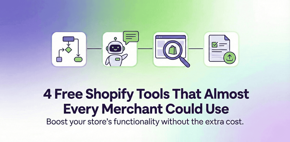 4 free shopify tools that almost every merchant could use