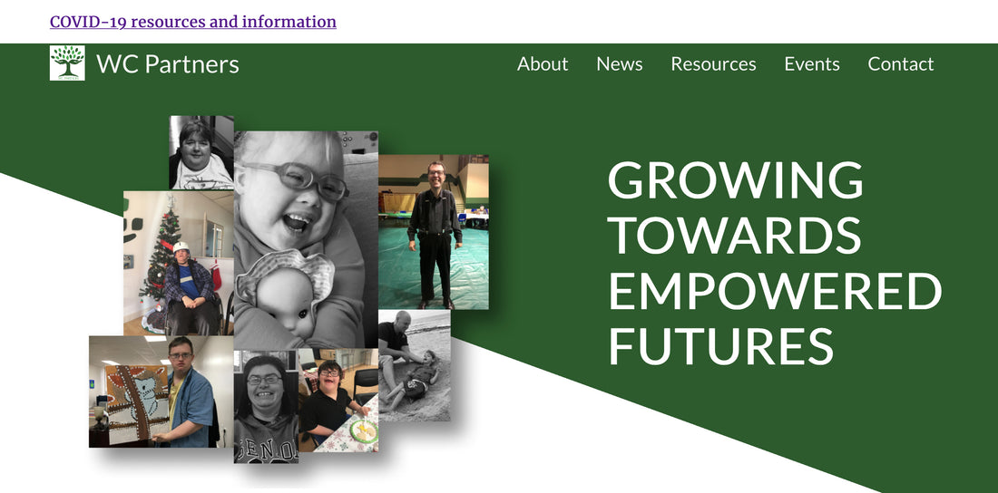 screenshot of wc partners website